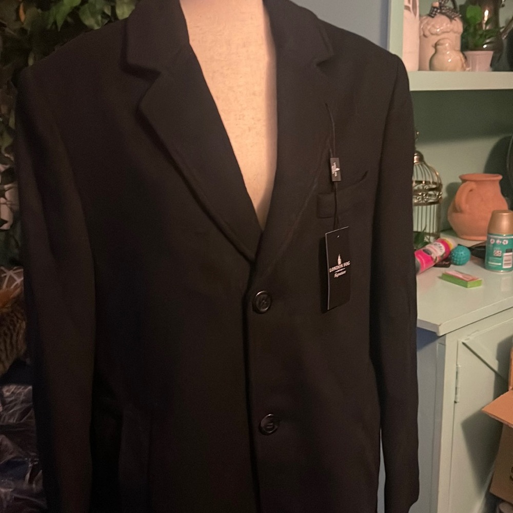Brand New London Fog Coventry Wool Blend Overcoat